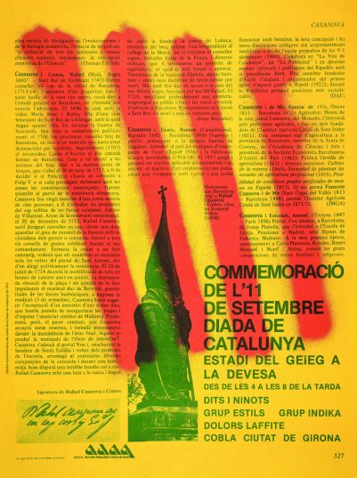 Cartell 11 setembre 1976 Cartell 11 setembre 1976