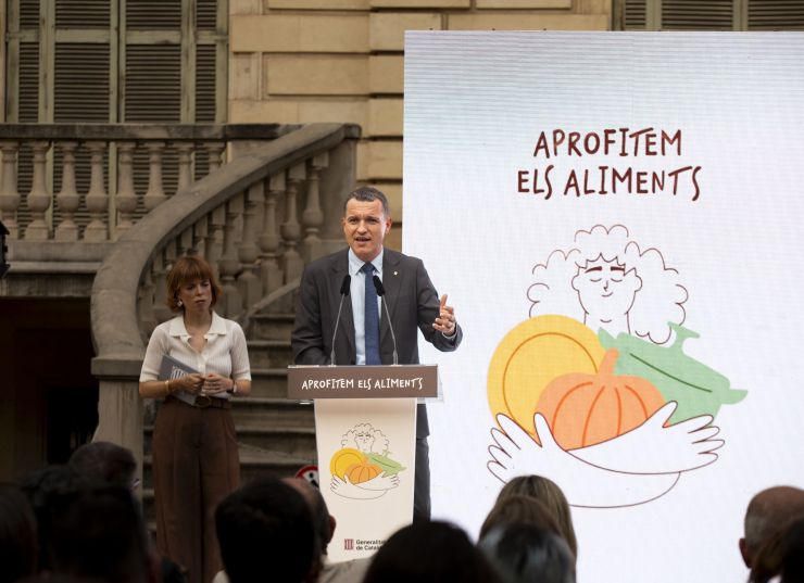 El conseller Ordeig durant la presentació El conseller Ordeig durant la presentació