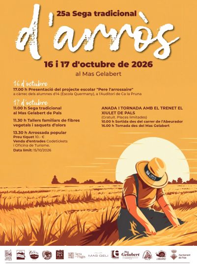 Cartell sega de l'arròs 2026 