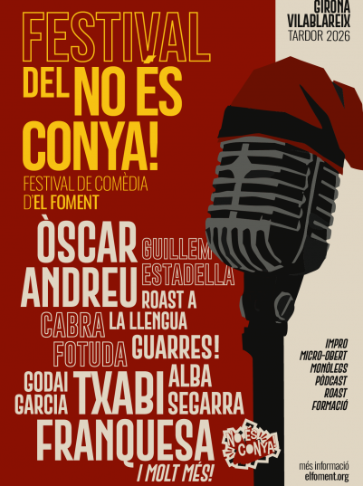 Cartell del festival del No es conya Cartell del festival del No es conya