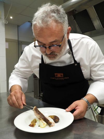 Pere Arpa a la cuina de Can Motes Pere Arpa a la cuina de Can Motes