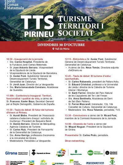 Programa Jornades TTS Pirineu Programa Jornades TTS Pirineu