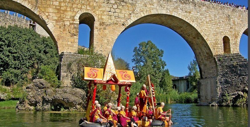 remigius fluvii a Besalú sota el Pont Vell