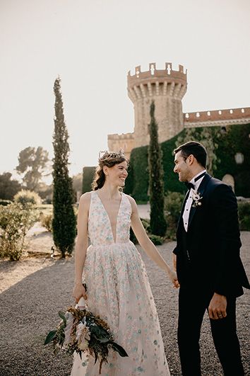 Nuvis al Castell de Peralada. Copyright Bodas & Rosesjpg