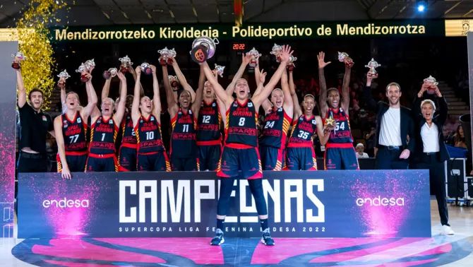 La celebració de la Supercopa del Spar UniGirona