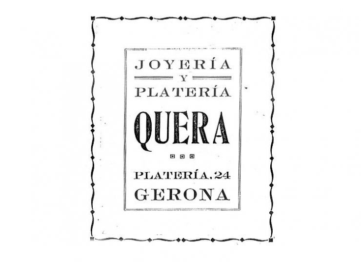 Un dels primers anuncis de Quera Un dels primers anuncis de Quera