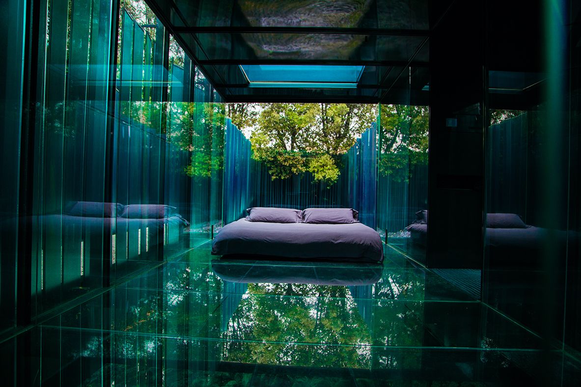 Detall de l'habitació a Les Cols Pavellons