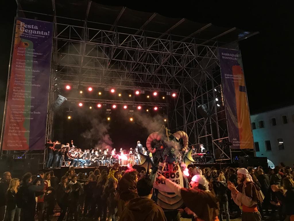 Les barraques a la Festa Major de Banyoles