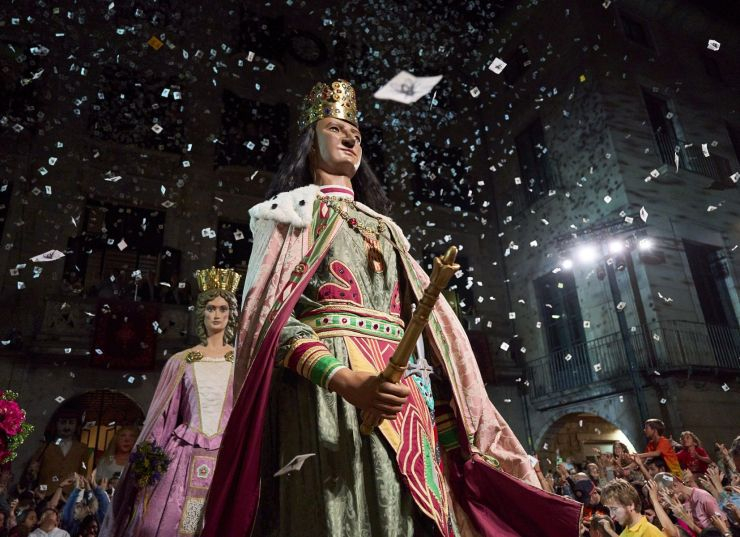 Els gegants al Pregó Fires de Sant Narcís 2022 Els gegants al Pregó Fires de Sant Narcís 2022