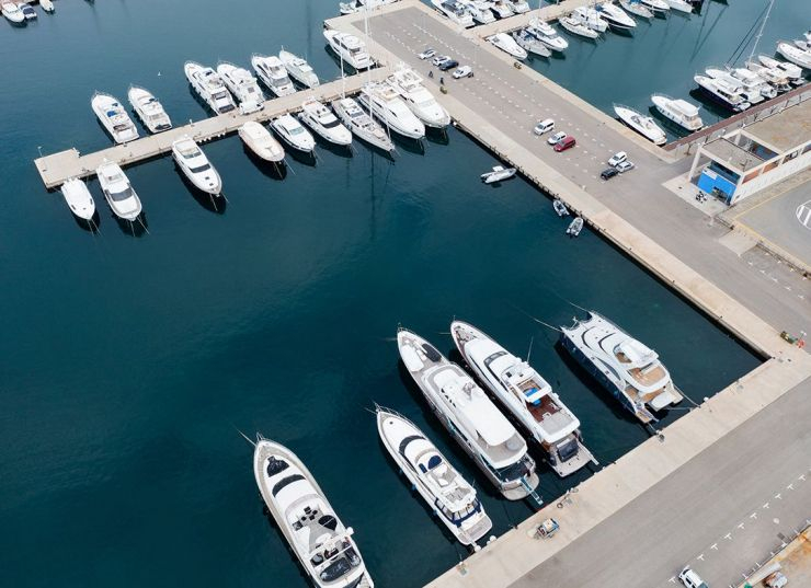 Vista aèria del Port de Roses