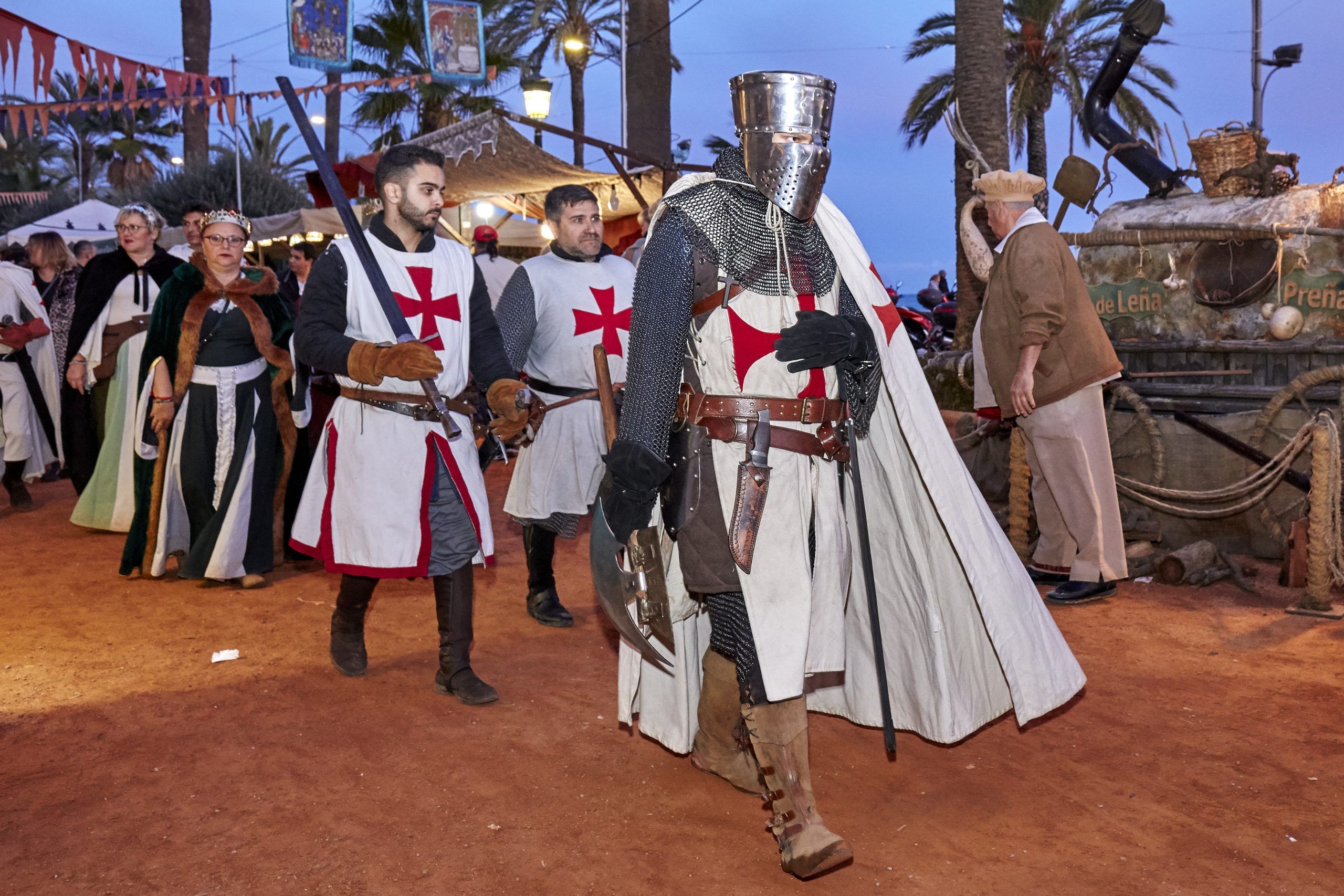 Fira medieval lloret de Mar passeig
