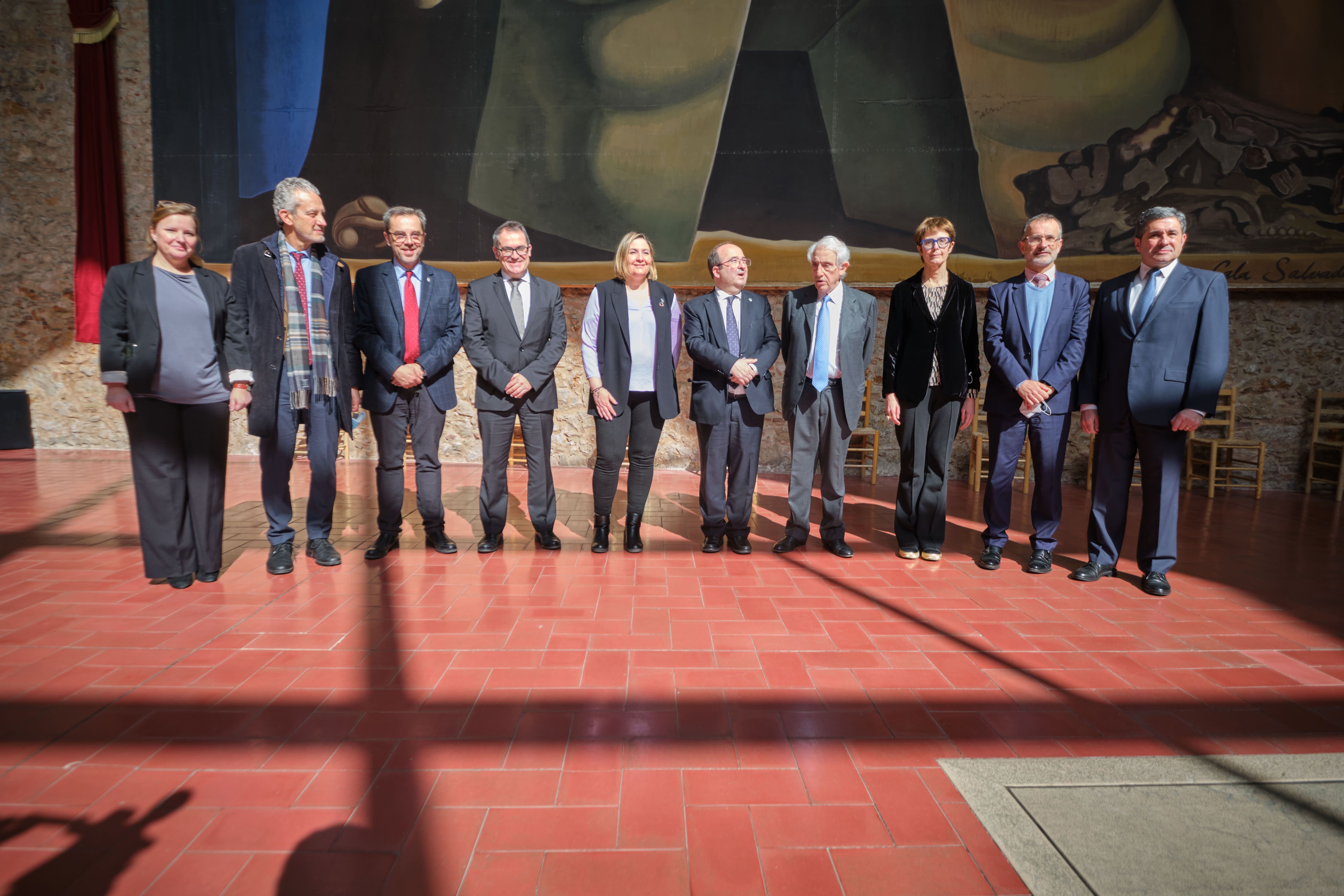 Reunió del membres de la Fundació amb el ministre Miquel Iceta