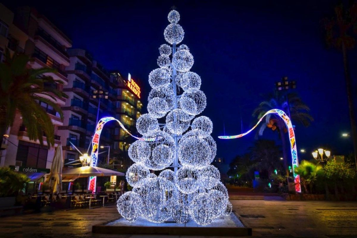 Arbre de Nadal a Lloret de Mar