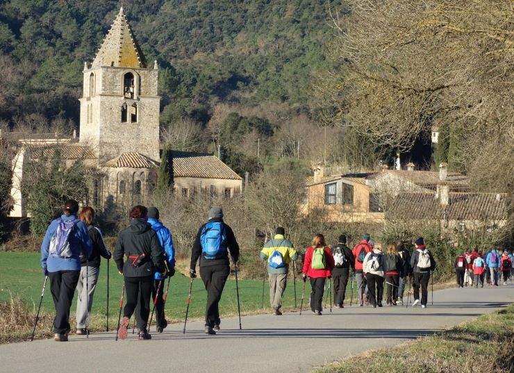 Sant Gregori ruta de les fonts en marxa nordica Sant Gregori ruta de les fonts en marxa nordica