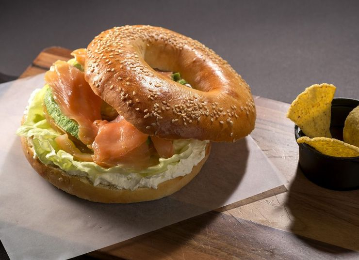 bagel de salmó