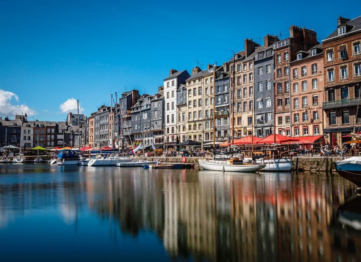 El port d'Honfleur, Normandia