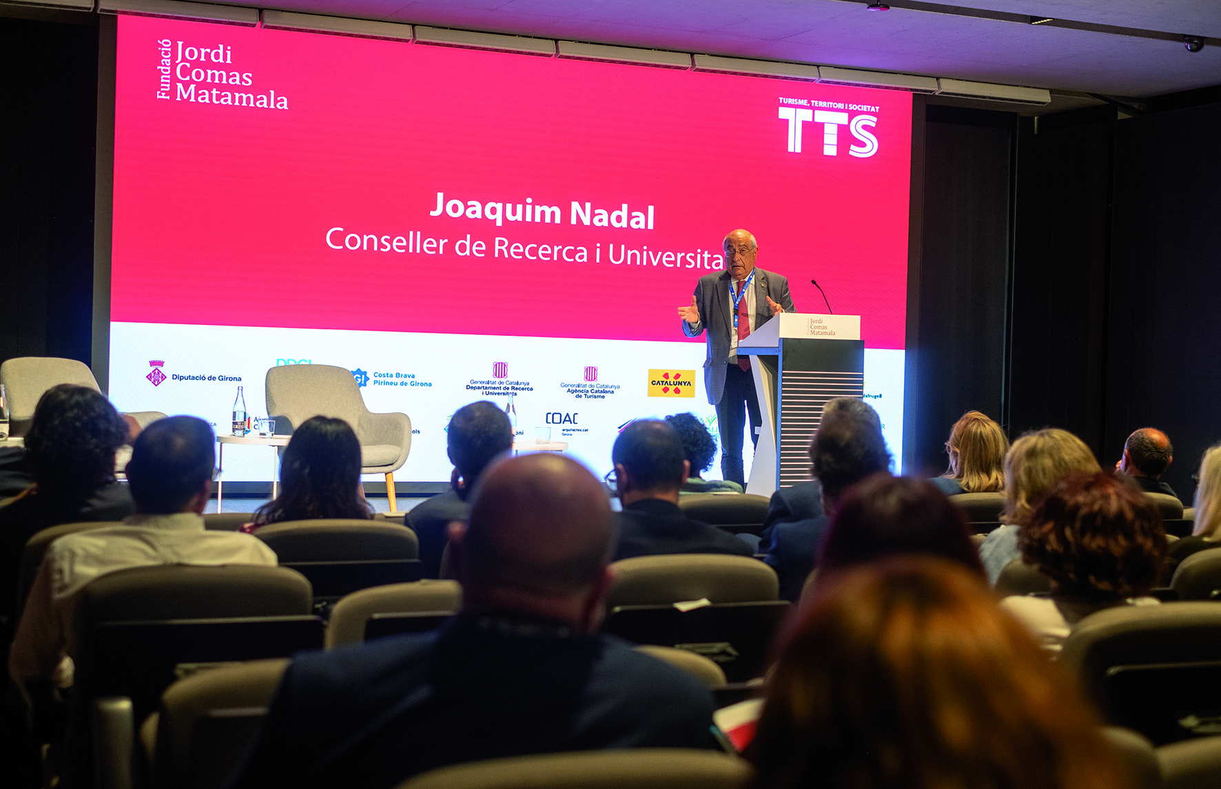 Quim Nadal a la Clausura de les Jornades Turisme, Territori i Societat de la Fundació Jordi Comas