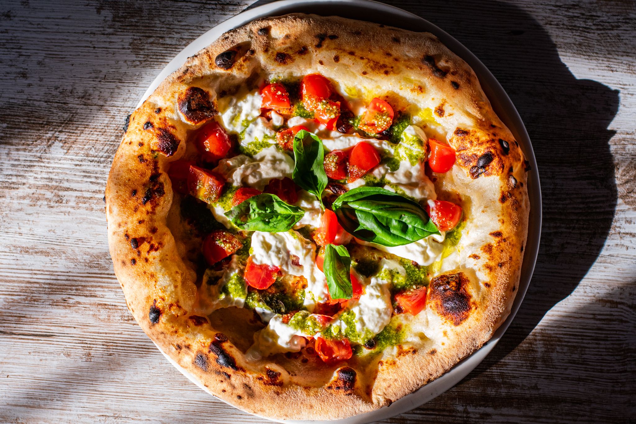 Pizza de Can Gasparic a Santa Pau
