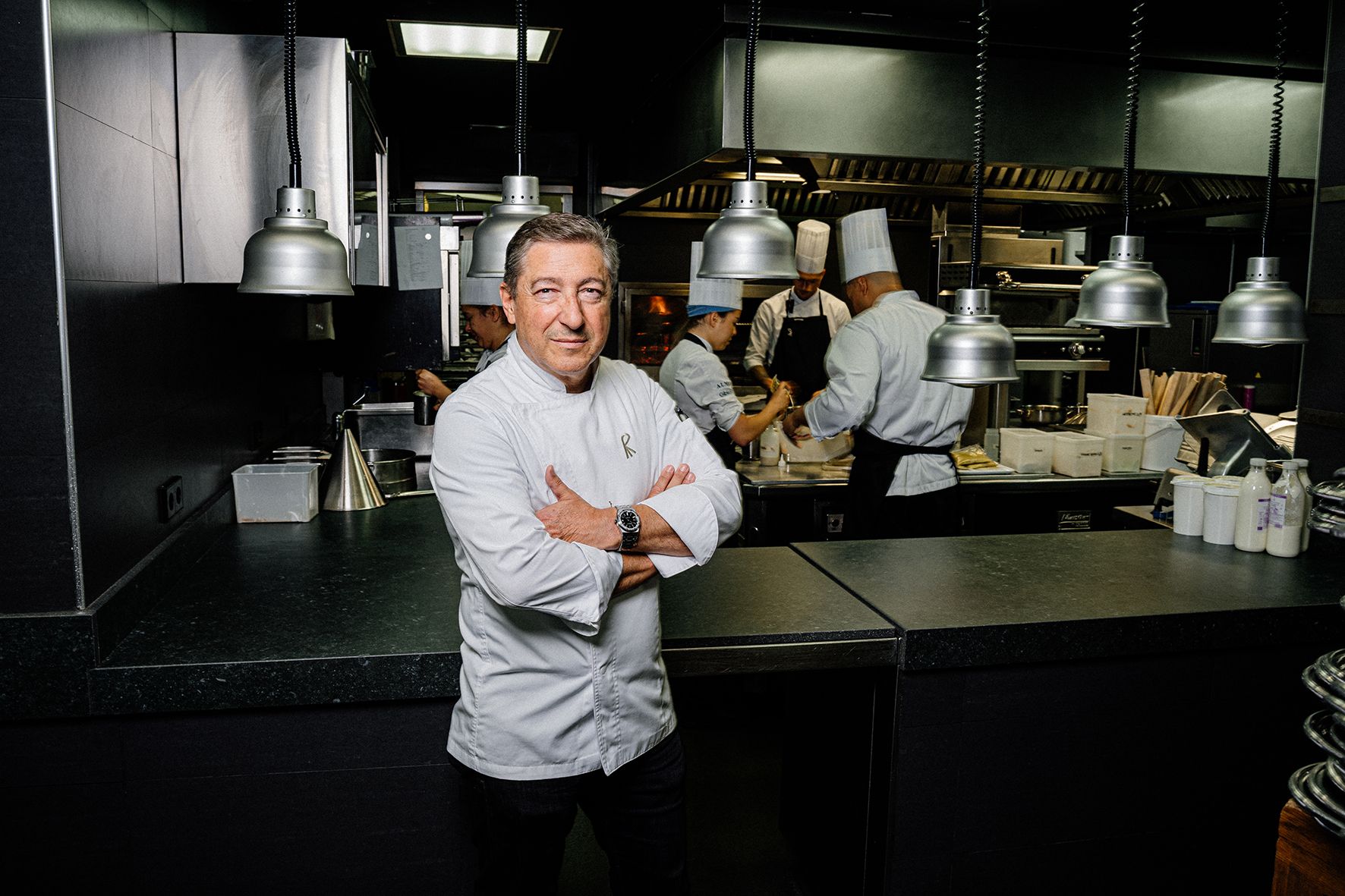 Joan Roca a la cuina d'El Celler de Can Roca