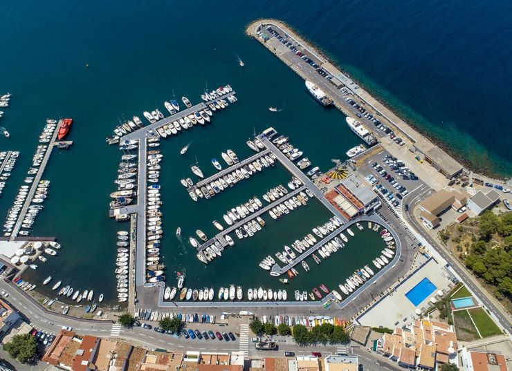 Vista aèria del CN Port de la Selva