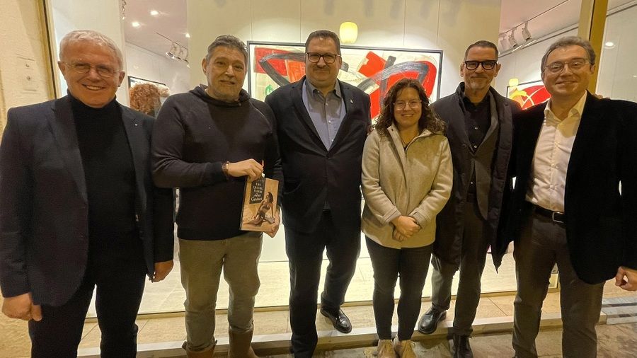 Lluís Passcual, Jordi Solé, Jordi Calvet, Mònica Rabassa, Jordi Artigas i Carles Casals (1)
