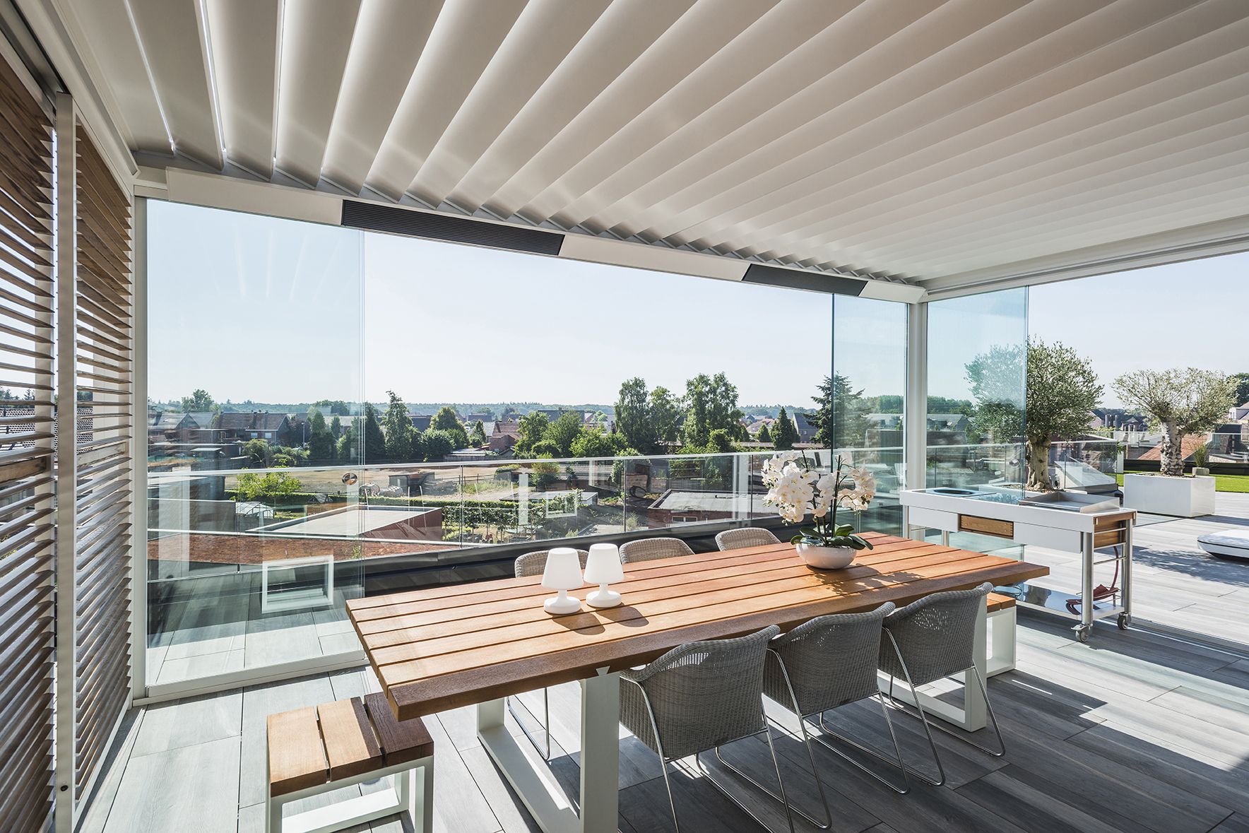 Mallol   pergola bioclimatica Girona (7)
