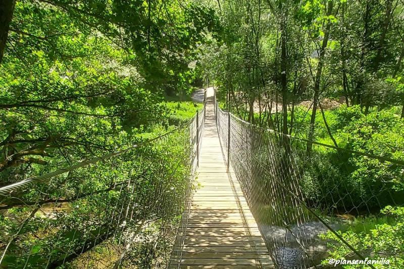 La palanca de la Batllia, el pont penjant més impressionant de Catalunya