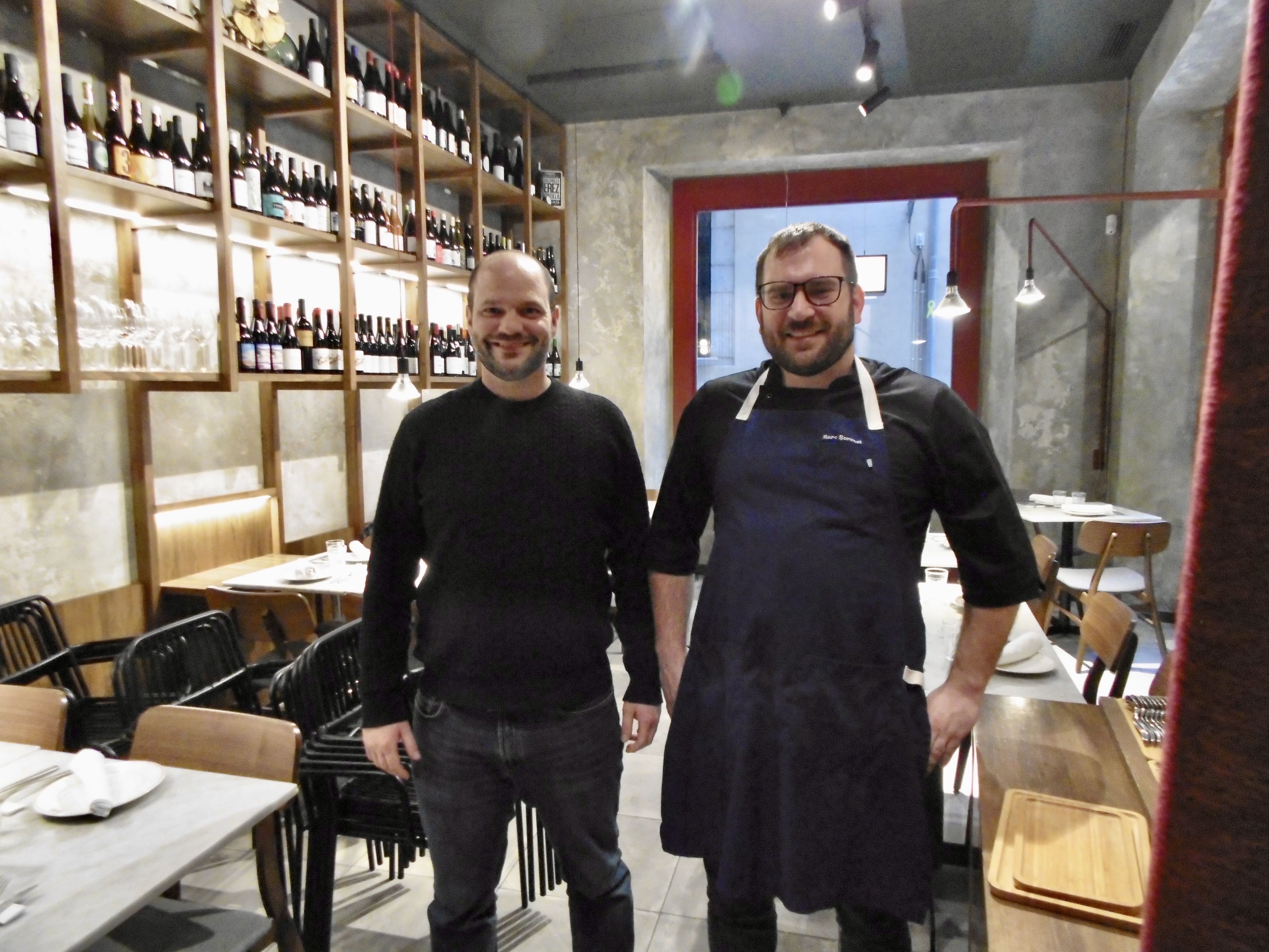 Xavi Carol i Marc Boronat propietaris del Cipresaia Restaurant