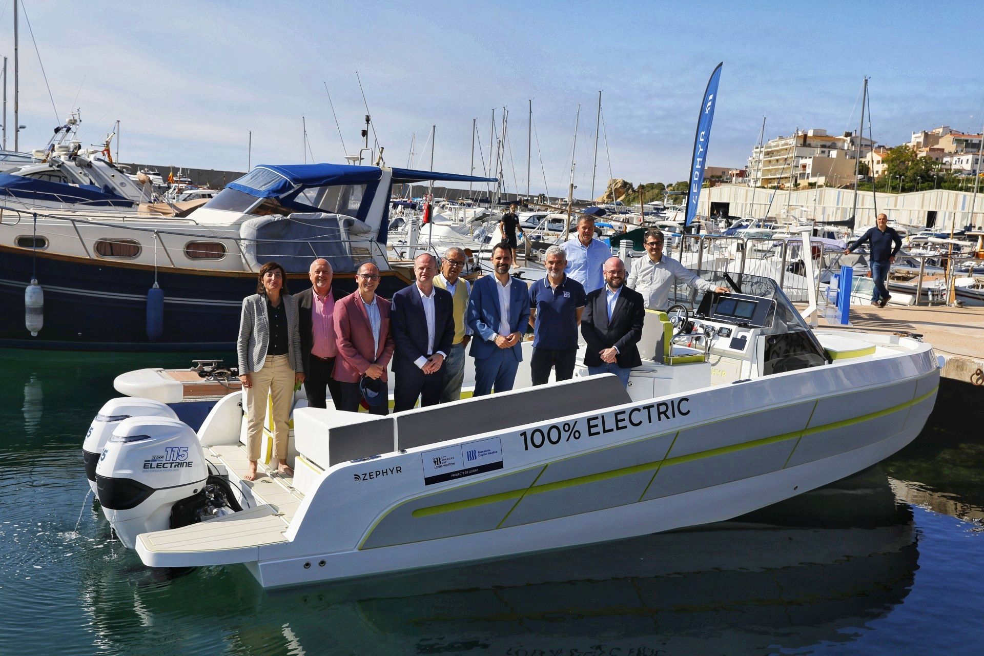 Es presenta una embarcació empordanesa 100% elèctrica
