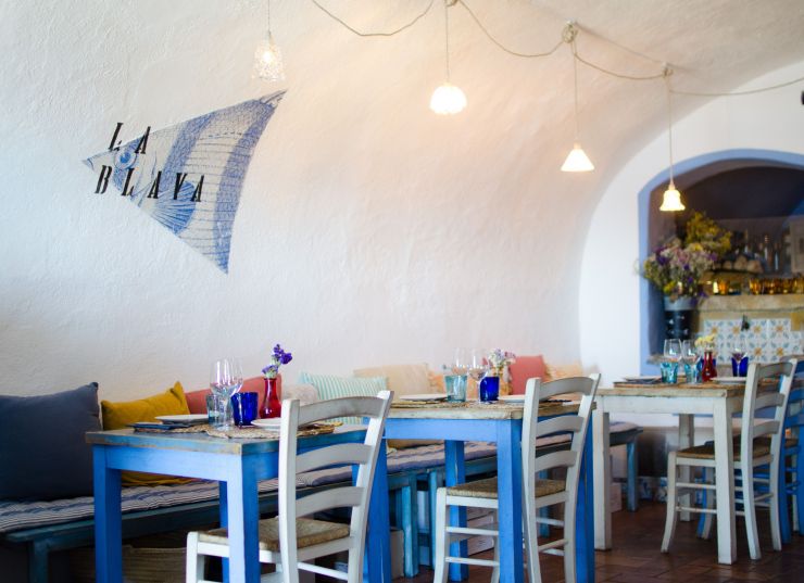 Restaurant La Blava- sala Restaurant La Blava- sala