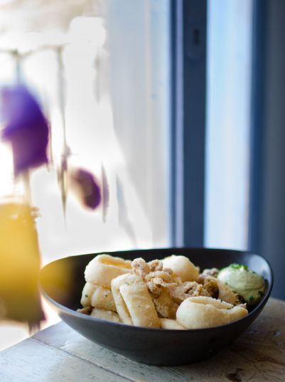 La Blava restaurant calamars La Blava restaurant calamars