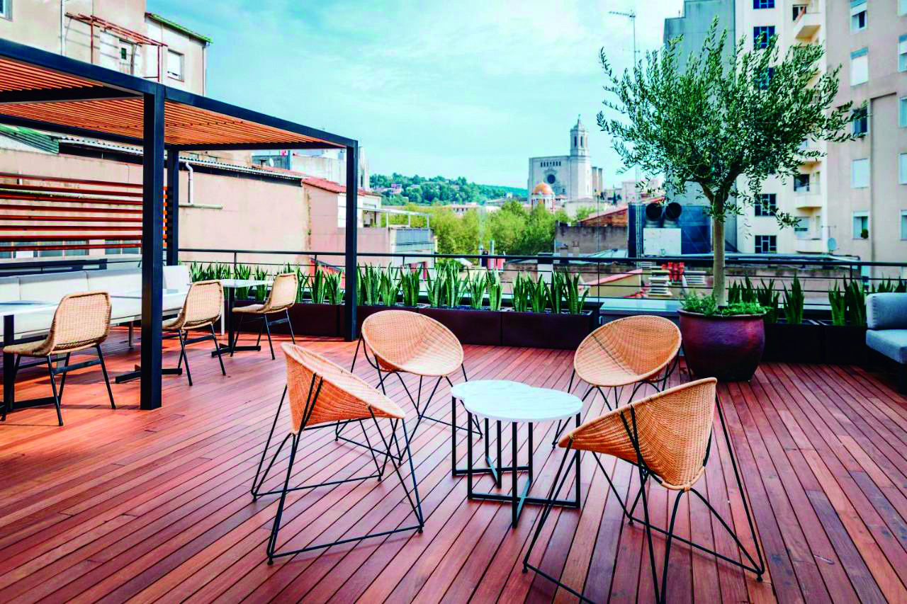 Terrassa Hotel Ultonia Girona