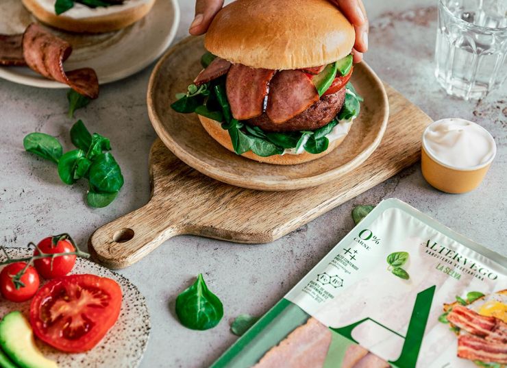 Hamburguesa vegetariana Hamburguesa vegetariana