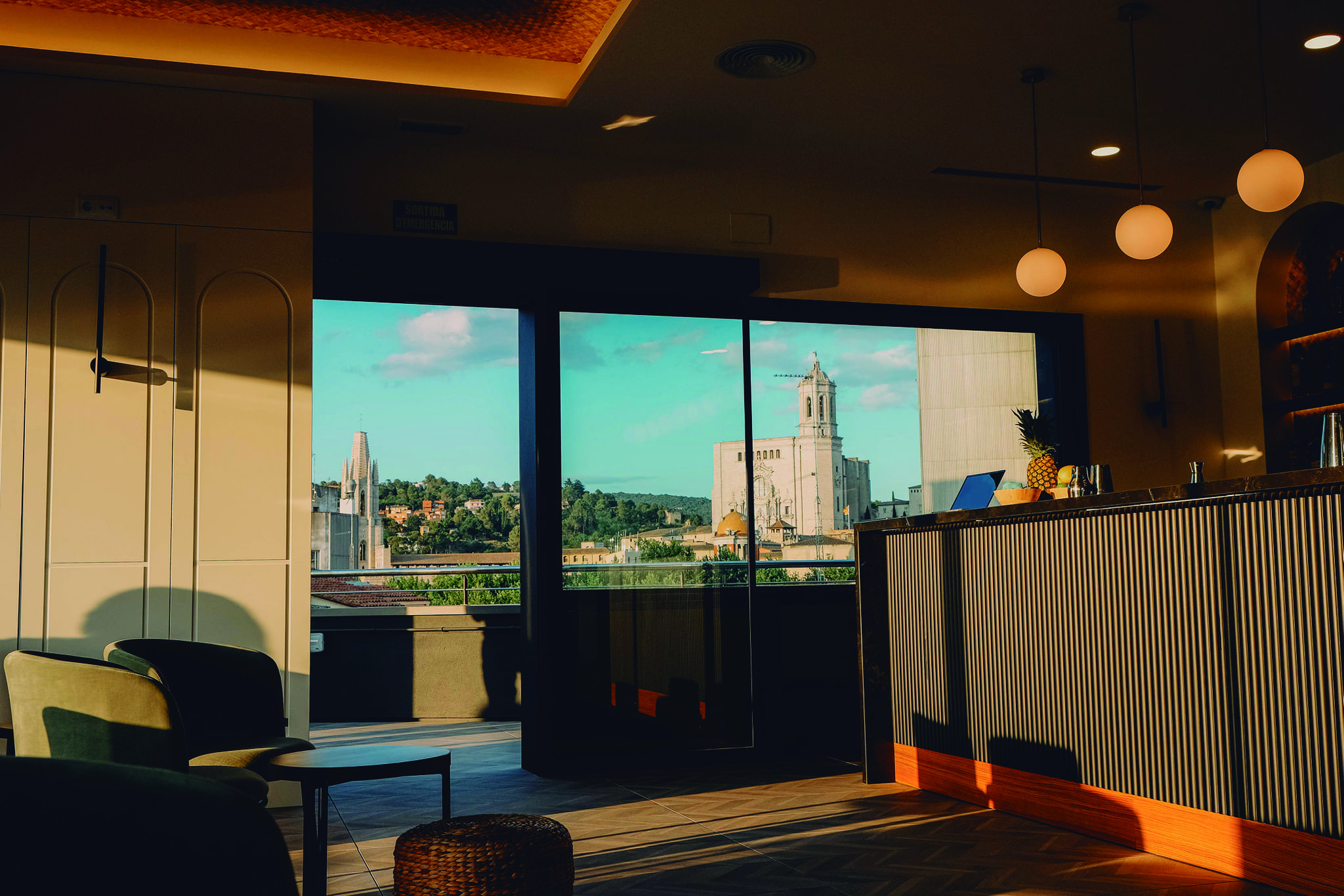 Terrassa Hotel Ultonia Girona
