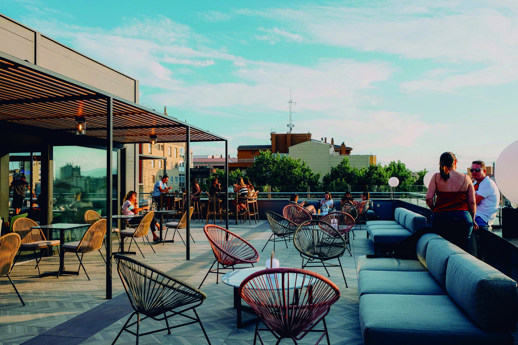 Terrassa Hotel Ultonia Girona