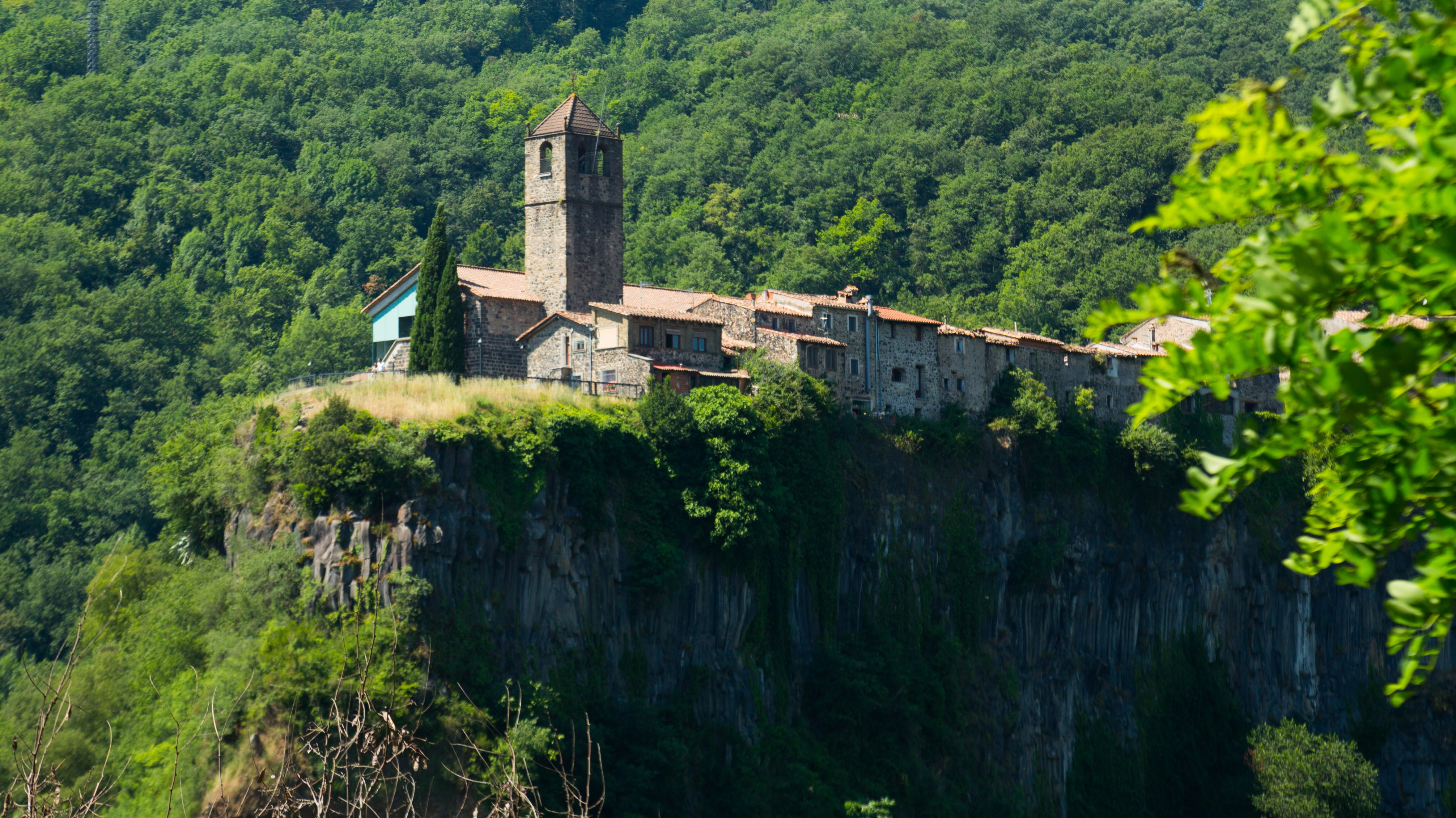 Panoràmica de Castellfollit de la Roca