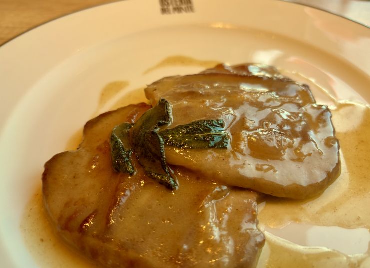 Saltimbocca alla Romana a l'Osteria del Ponte