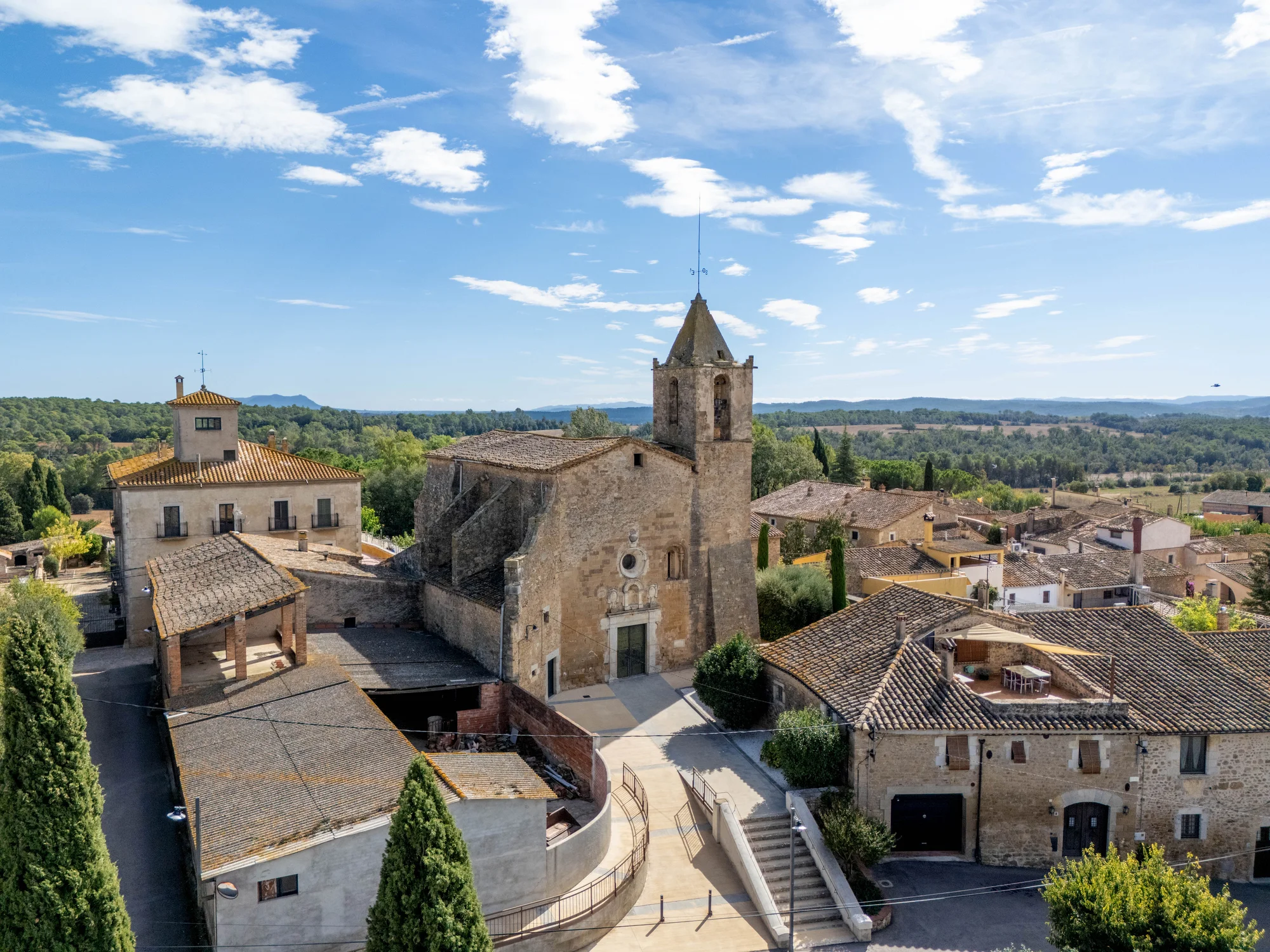 Vista aèria de la vila
