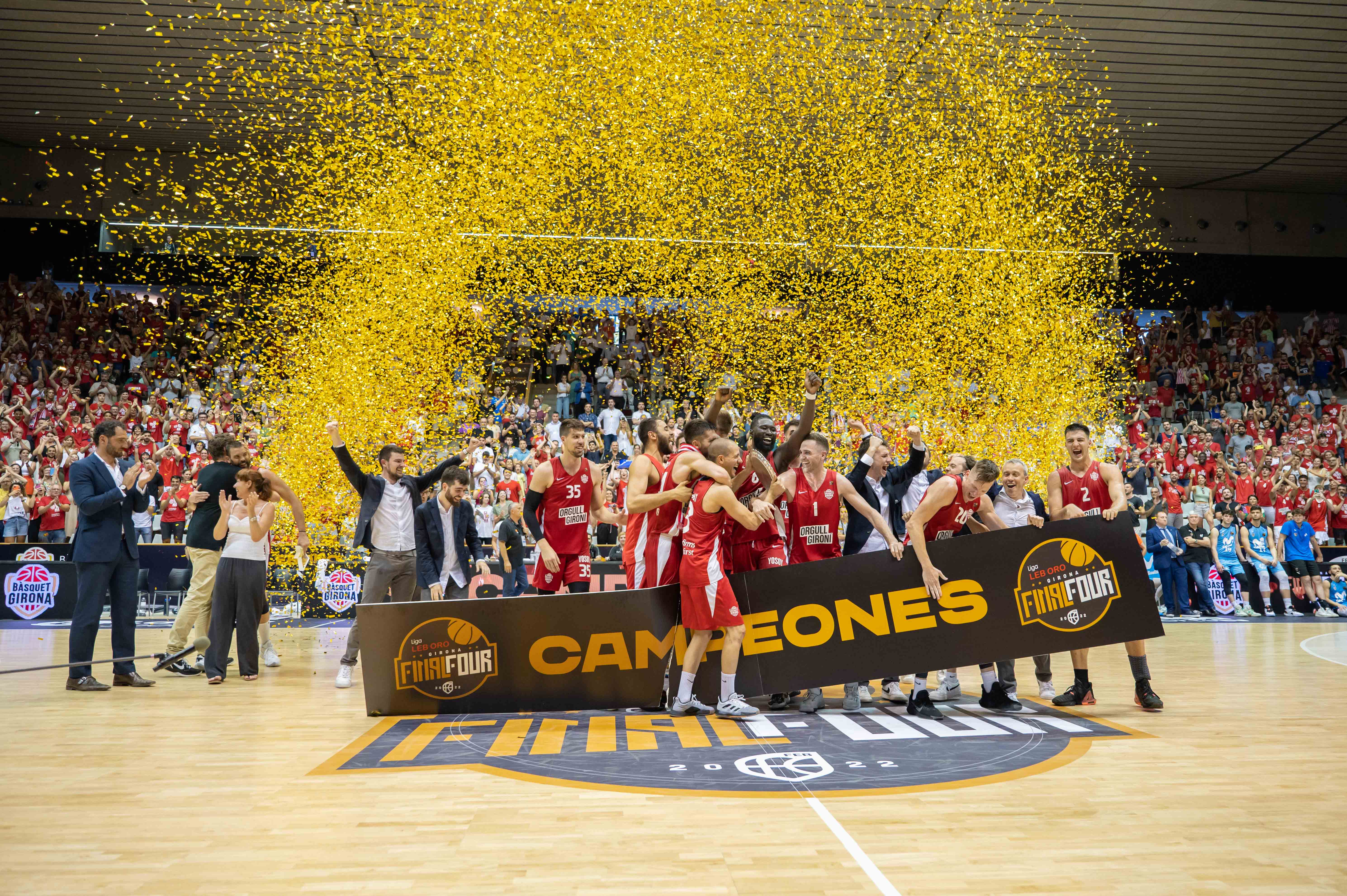 El Girona Bàsquet ha pujat a l'ACB (Sergi Geronès)