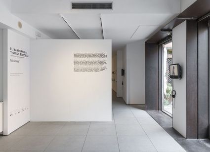 Vista de lexpo El manporrero y otros sintomas de Nuria Guell a Bolit foto de Roberto Ruiz 2019 3