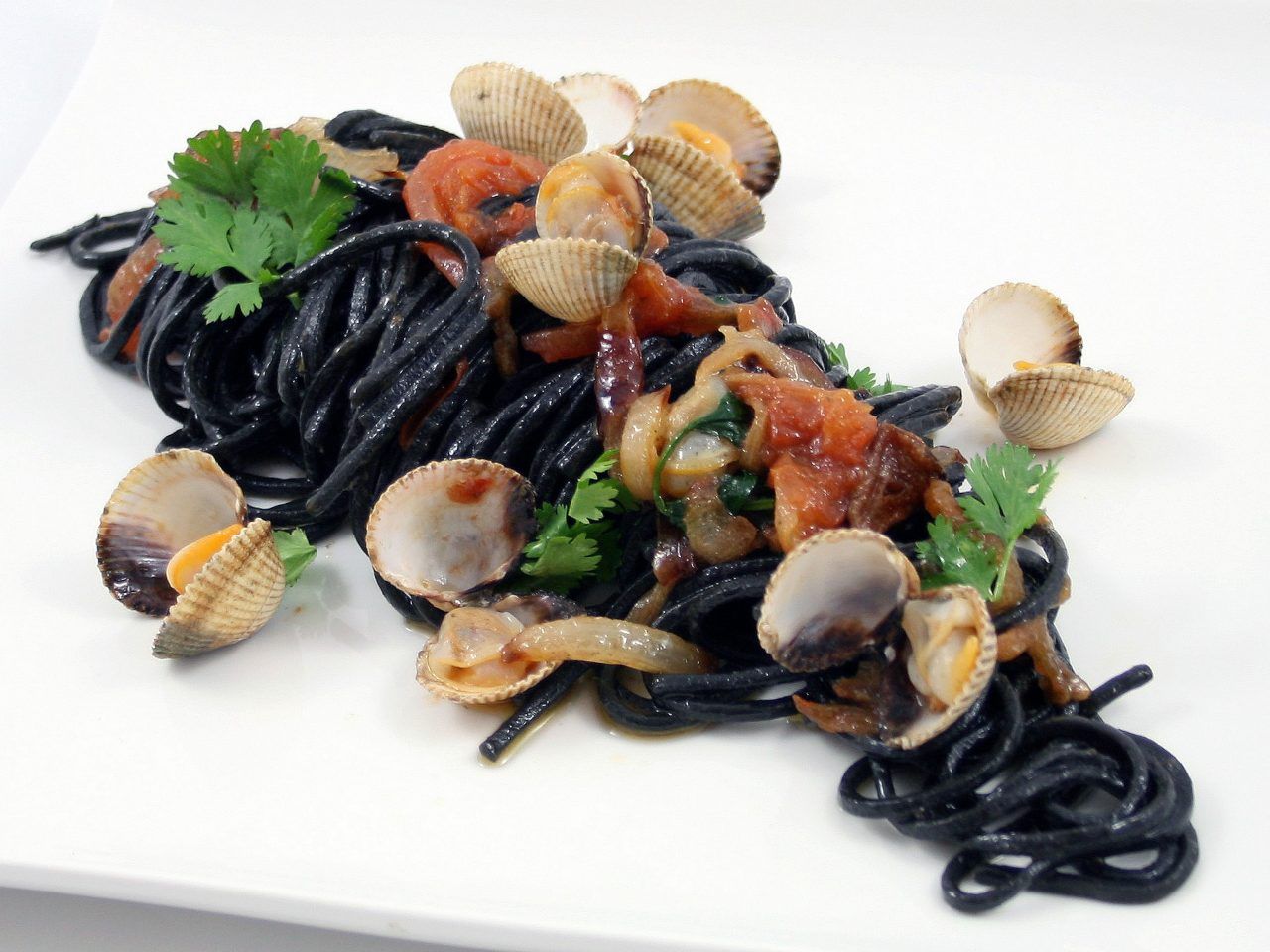 Spaghetti tinta calamar