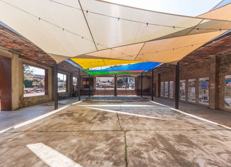 Sistema de tendalls Mallol al Museu Terracotta Ceràmica de la Bisbal Sistema de tendalls Mallol al Museu Terracotta Ceràmica de la Bisbal