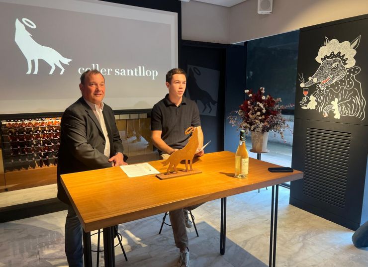 Ferran Vila, sommelier i Marc Bramon responsable del Celler Sant Llop