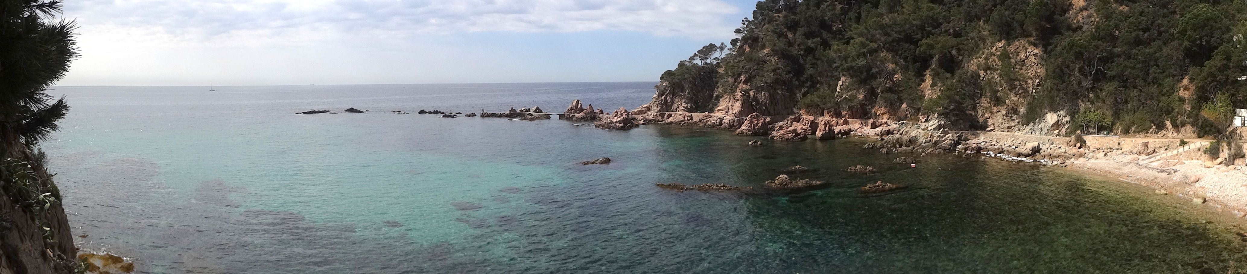 Platja de Canyet i esculls de Canyet, panoràmica